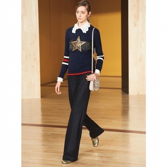 Coach 1941 Wool Glitter Star Crewneck Sweater - Picture 3 of 12